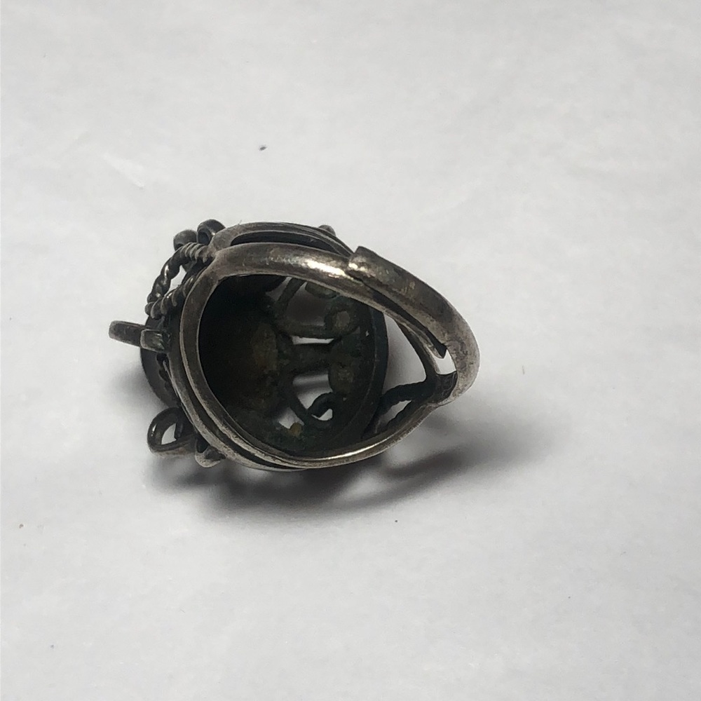 Amethyst Ottoman Crown Ring Adjustable - image 4